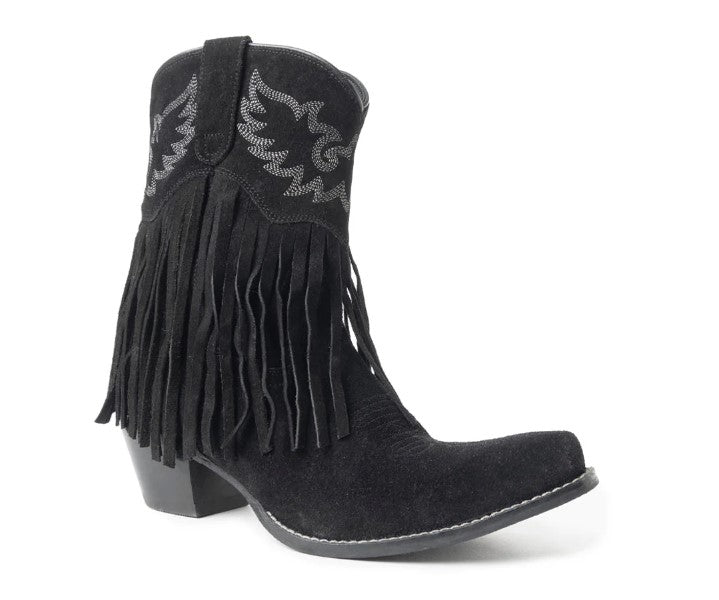 Myra Black Rodeo Ride Women's Western Booties S-12038