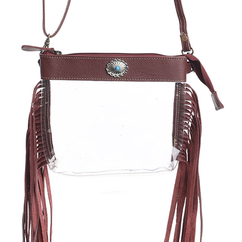 Myra Bag Chocolate Azura Clear Bag S-9553