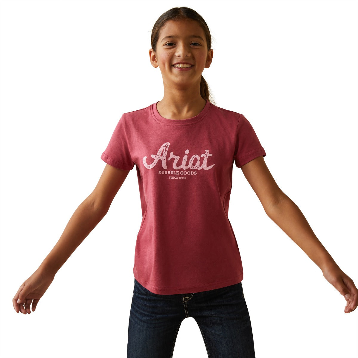 Ariat Earth Red Duable Goods Youth Short Sleeve T-Shirt 10043819