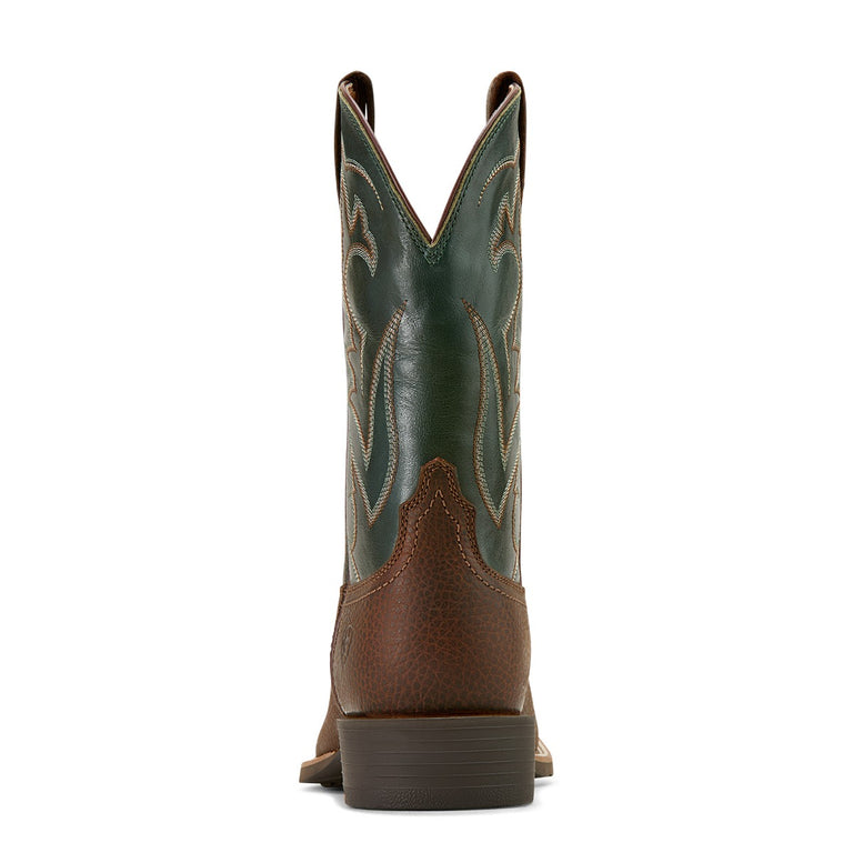 Ariat Brown Oiled Rowdy/Tack Green Men display picture 1