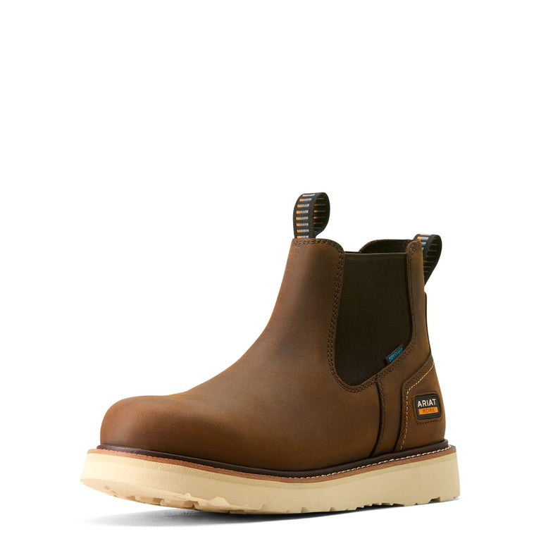 Ariat Distressed Brown Rebar Wedge Men display picture 3