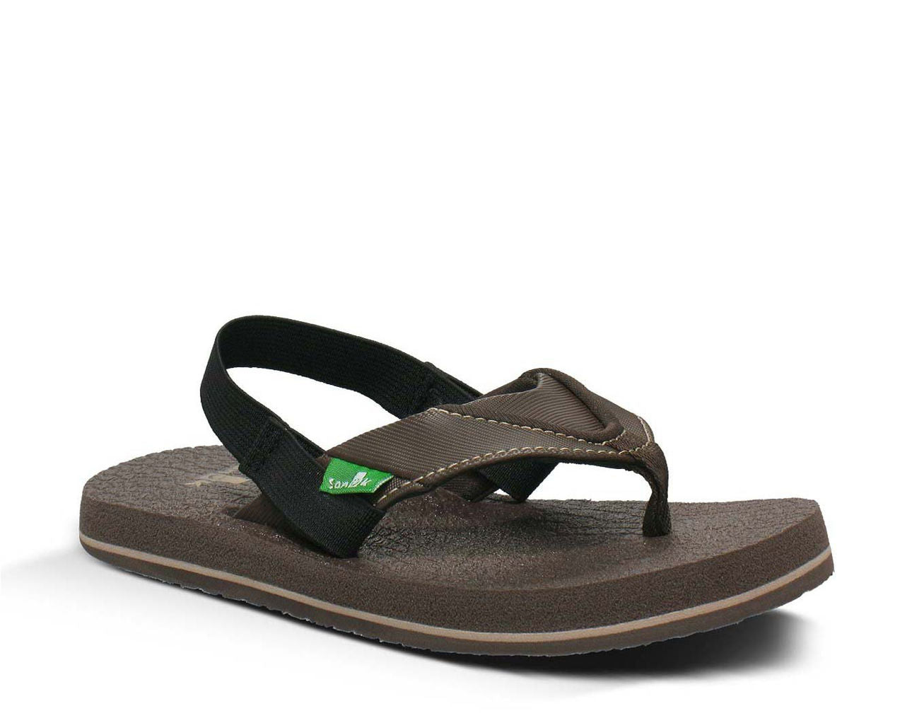 Sanuk Root Bear Cozy Sling Brown Kids Sandals SBS2914T-Brn