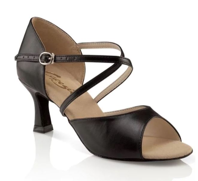 SD01 Black EVA Capezio Womens Social or Ballroom Dance Shoes