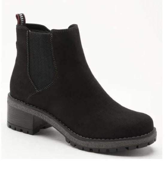 Patrizia Black Nubuck Smylie Women's Chelsea Boots SMYLIE-BB