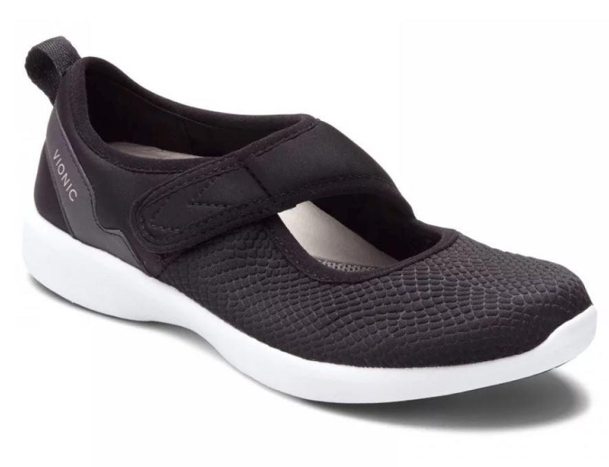 Vionic Black Sonnet Slip On Comfort Womens Sneaker