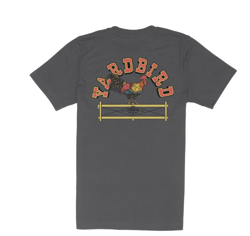 Sendero Vintage Black Yardbird T-Shirt SPCS124S16B-BLK