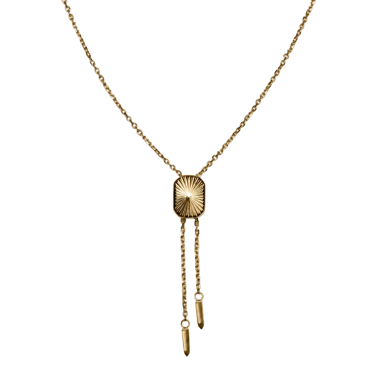 Spurwest Gold Hayden Bolo Tie Necklace S0018A