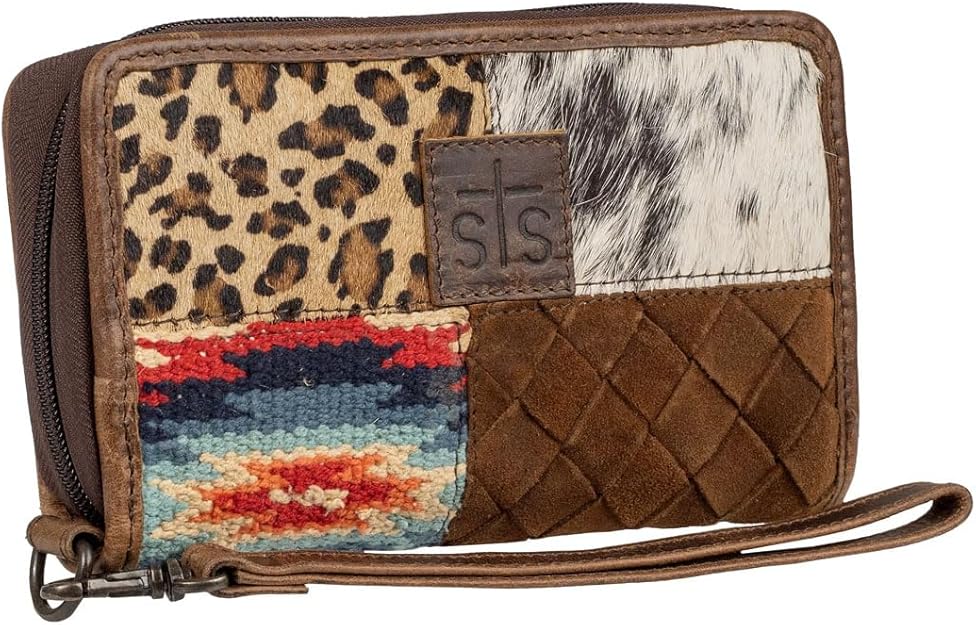 STS Ranchwear Chaynee Mountain Kacy Women's Leather Clutch Bag STS63228