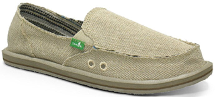 Sanuk Natural Donna Hemp Slip-On Comfort Casual Womens Shoes SWF1160