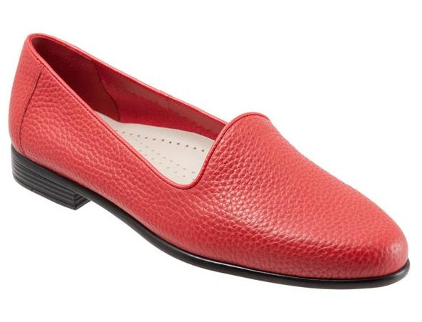 Trotters Red Liz Tumbled Womens Leather Dress Shoes T1807-600