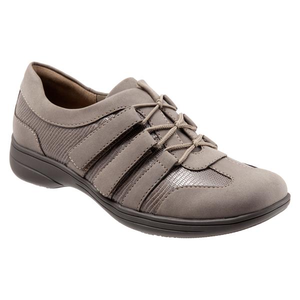 Trotter Joy Taupe Lizard Adjustable Strap Comfort Shoes T1855-117