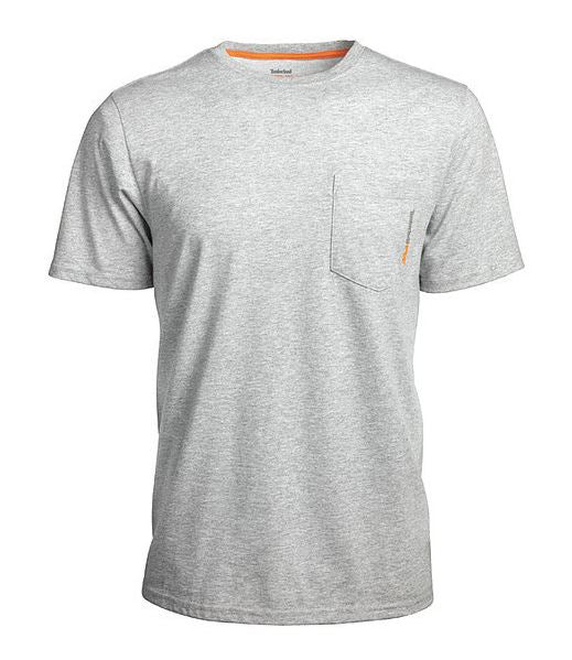 Timberland Pro Mens Sandstone Base Plate Blended Short Sleeve T-Shirt TB0A1HNSC81