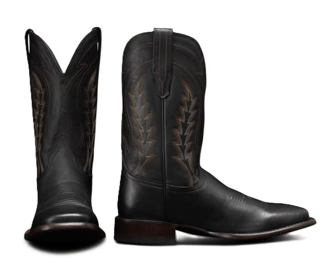 Tecovas The Doc Midnight Men's Broad Square Toe Cowboy Boots