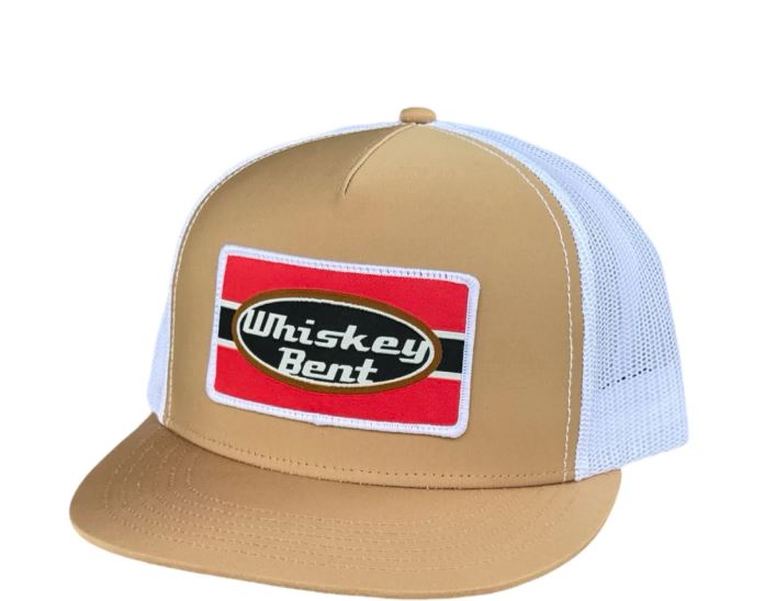 Whiskey Bent Tan/White The Pete Snapback Cap THE PETE