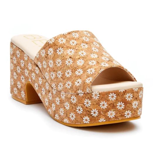 Beach by Matisse Daisy Cork Terry Platform Heel Women's Shoes TRR-SYNTHETIC
