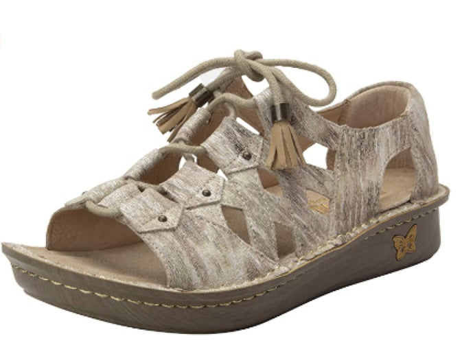 Alegria Sand Valerie Ghillie Tie Womens Sandals VAL-7762