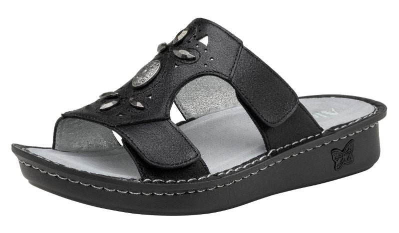 Alegria Black Vanna Womens Comfort Sandals VNN-601