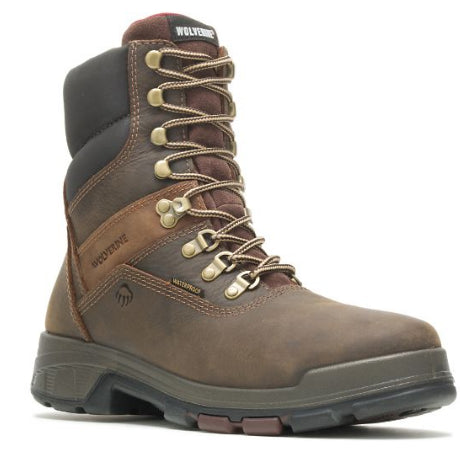 Wolverine Brown Cabor EPX Men's 8 inch Waterproof Soft Toe Work Boots W10317