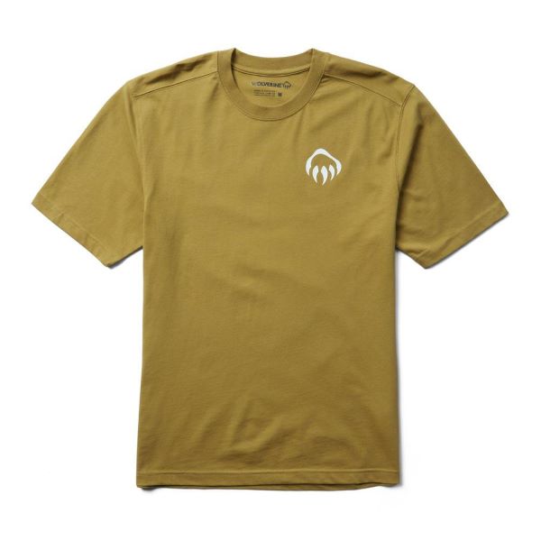 Wolverine Cobblestone Brave Eagle Traditional Fit Men's Short Sleeve Graphic Tee Shirt W1209120-239
