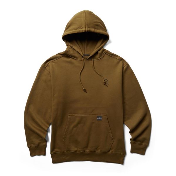 Wolverine Coyote Square Logo Mens Graphic Hoody W1209870-223