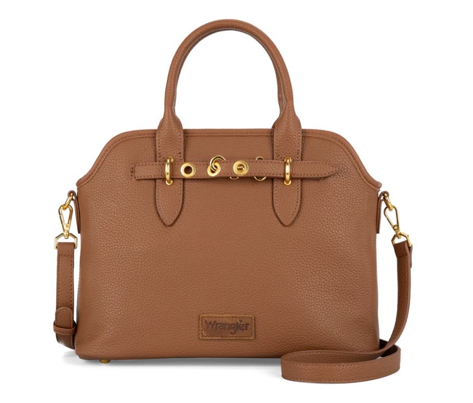 Wrangler Brown Top Handle Tote/Crossbody WG201-8012 BR