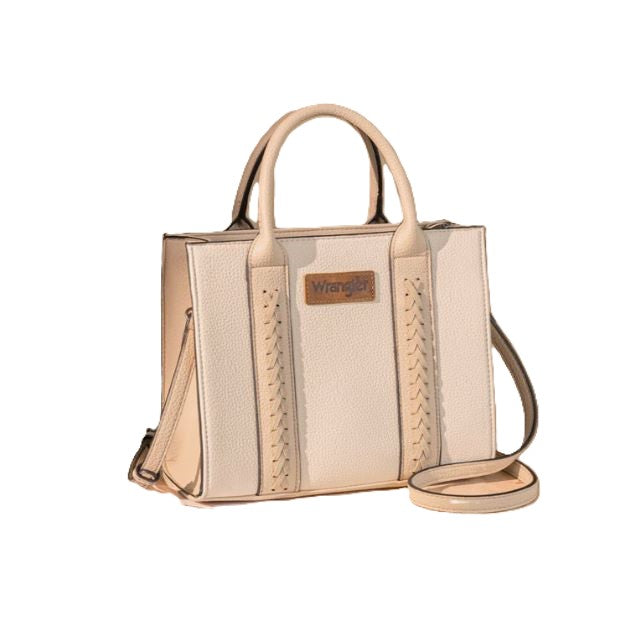 Wrangler Beige Whipstich Crossbody Tote Bag WG225-8120BG