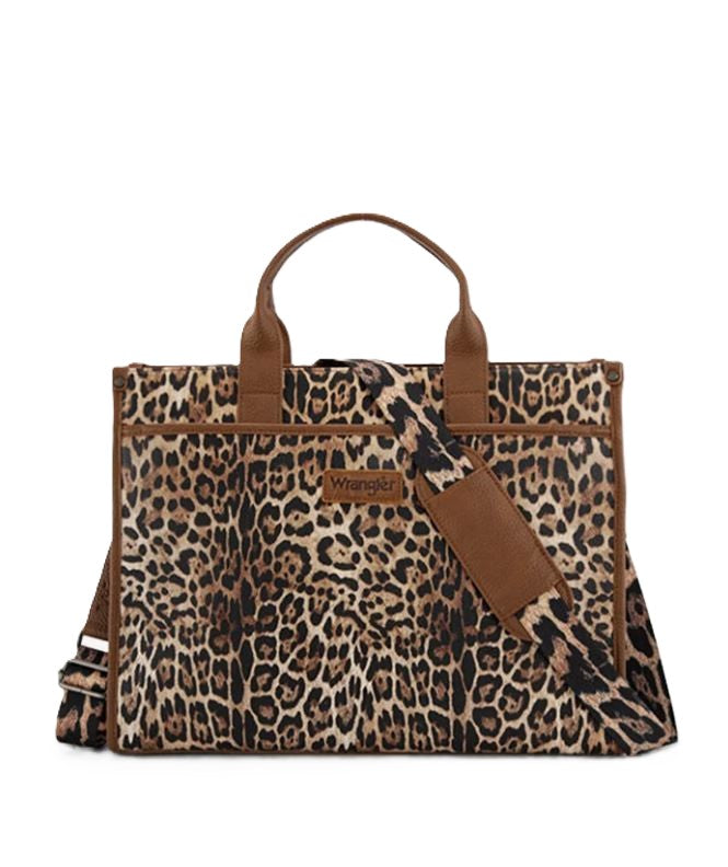 Wrangler Leopard Laptop Tote Bag WG288-8119LP