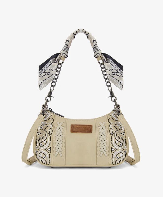 Wrangler Tan Paisley Shoulder Bag WG331-818-TN