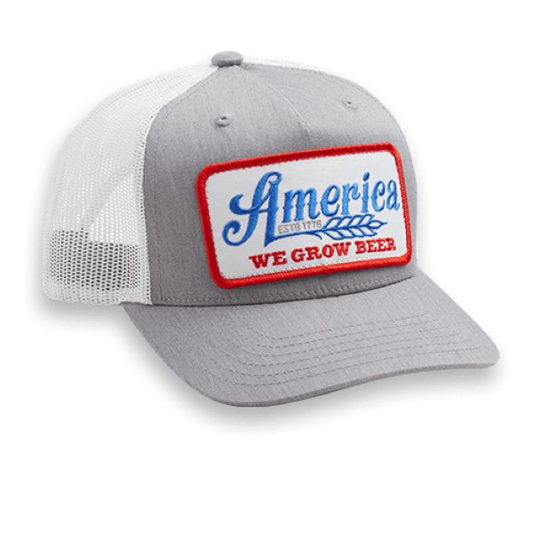 Rural Cloth Grey We Grow Beer Hat RC30300-01