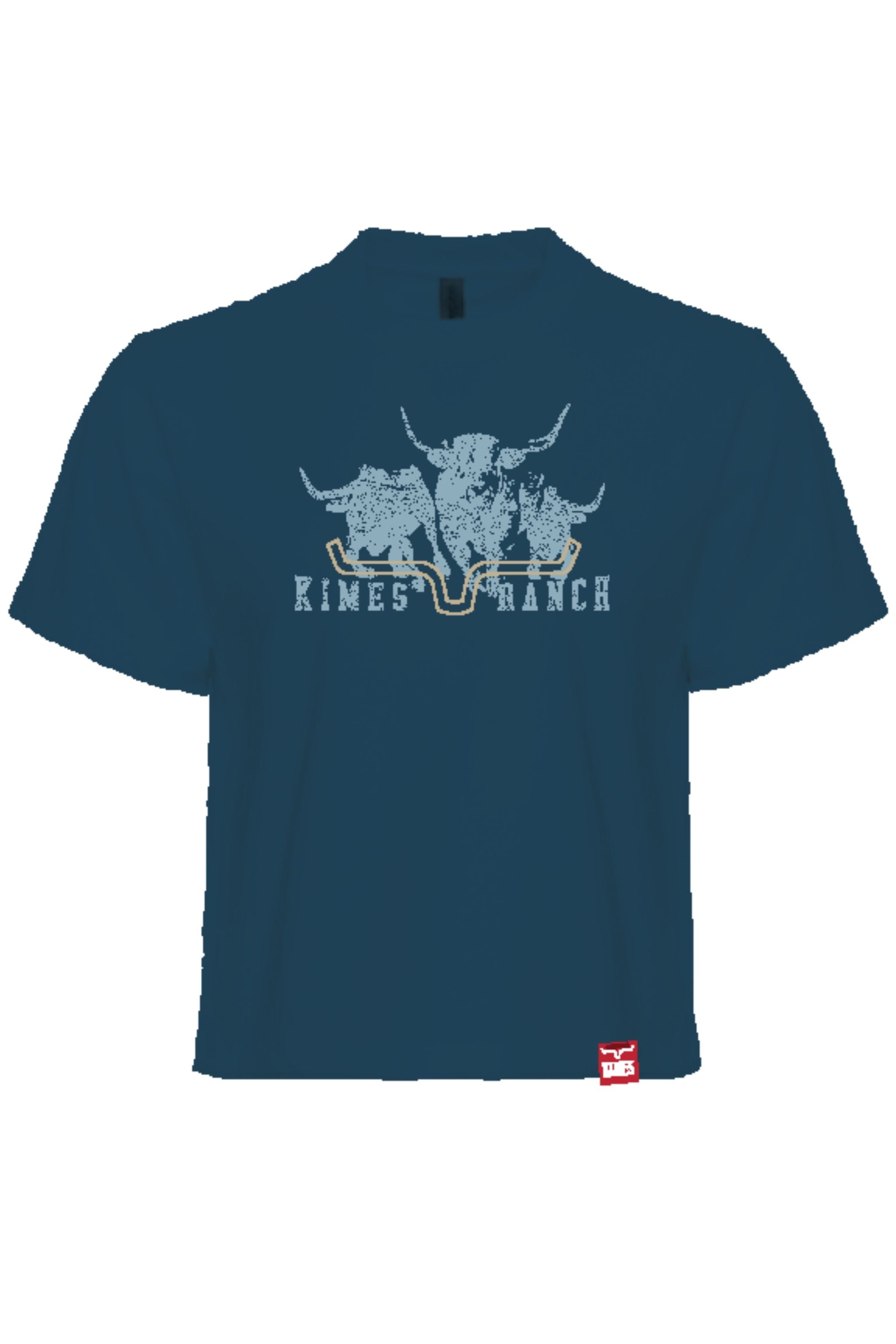 Kimes Ranch Navy Movin Out Crop Tee WSH0000126BL031