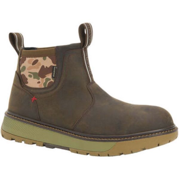 Xtratuf Brown Bristol Bay Leather Mens Chelsea Boots XBCDCAM