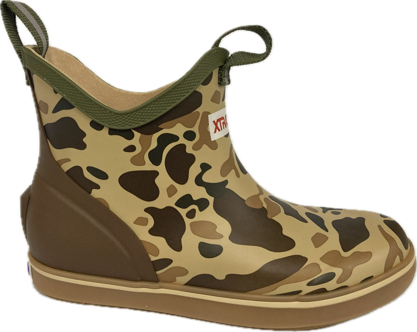Xtratuf Duck Camo Ankle Deck Camo Boot Big Kids  (Sizes 1-6) XKABDCMY