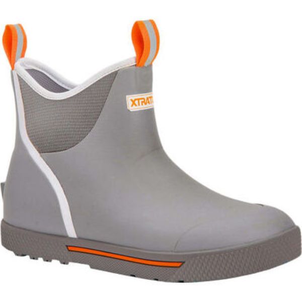 Xtratuf Grey Wheelhouse 6 inch Mens Ankle Deck Boots XMW-101